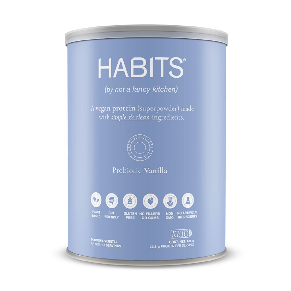 Habits Vegan Protein Powder with Probiotics - Vanilla – NFit USA